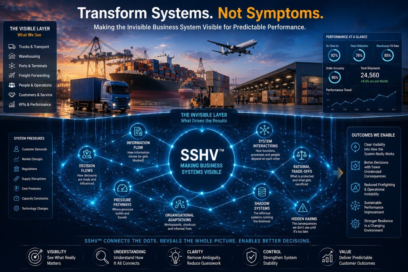 SSHV™ Business System Visibility Diagnostic — making the invisible business system visible for predictable performance