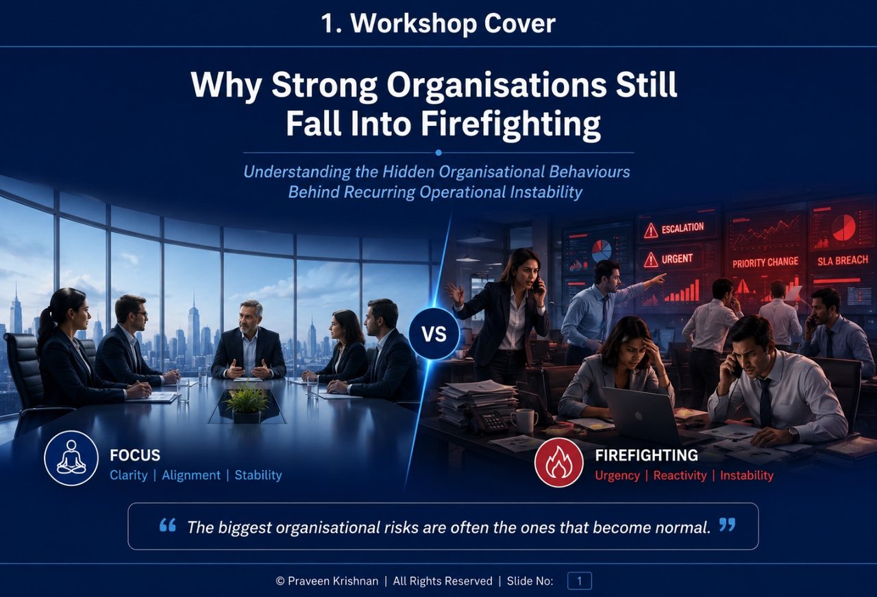 Why Strong Organisations Still Fall Into Firefighting — Executive Insight Workshop