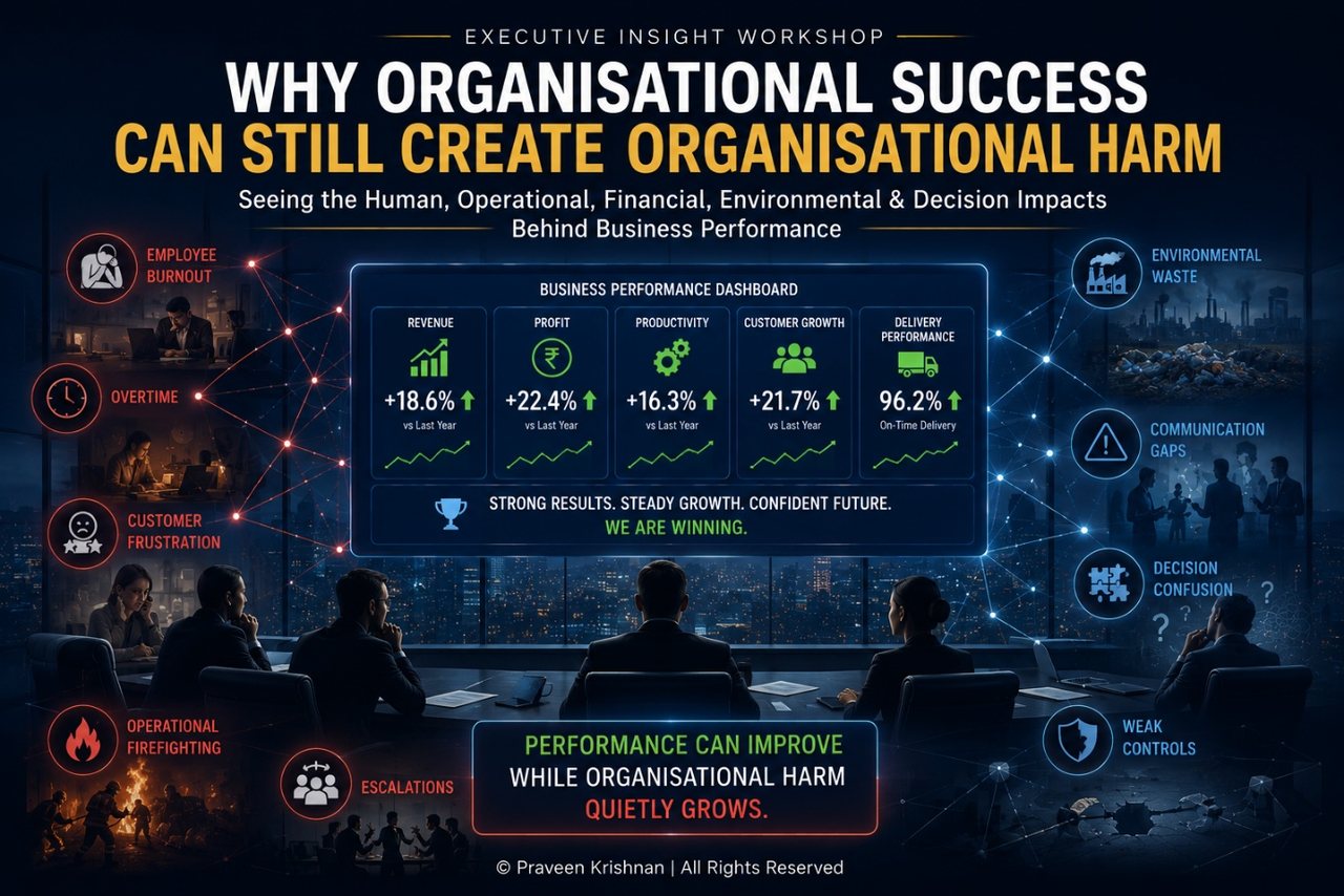 Why Organisational Success Can Still Create Organisational Harm — Executive Insight Workshop