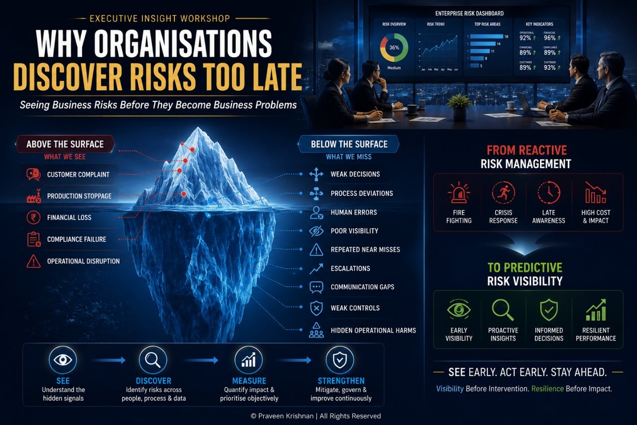 Why Organisations Discover Risks Too Late — Executive Insight Workshop